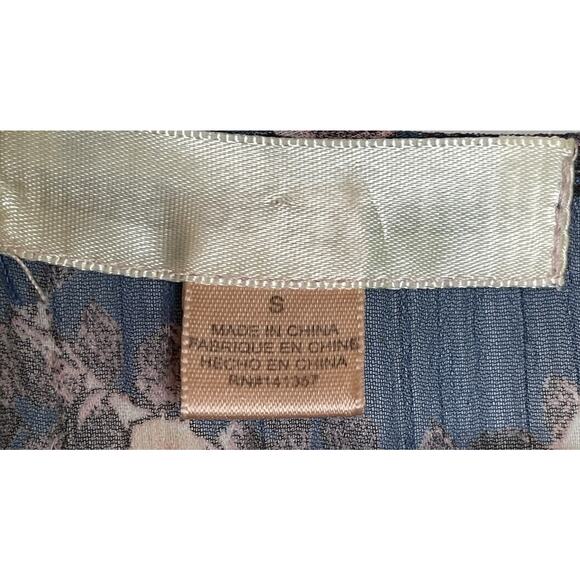 Band Of Gypsies Floral Print Kimono Sz S Fits To XL Boho Romantic Cottagecore - Picture 3 of 8